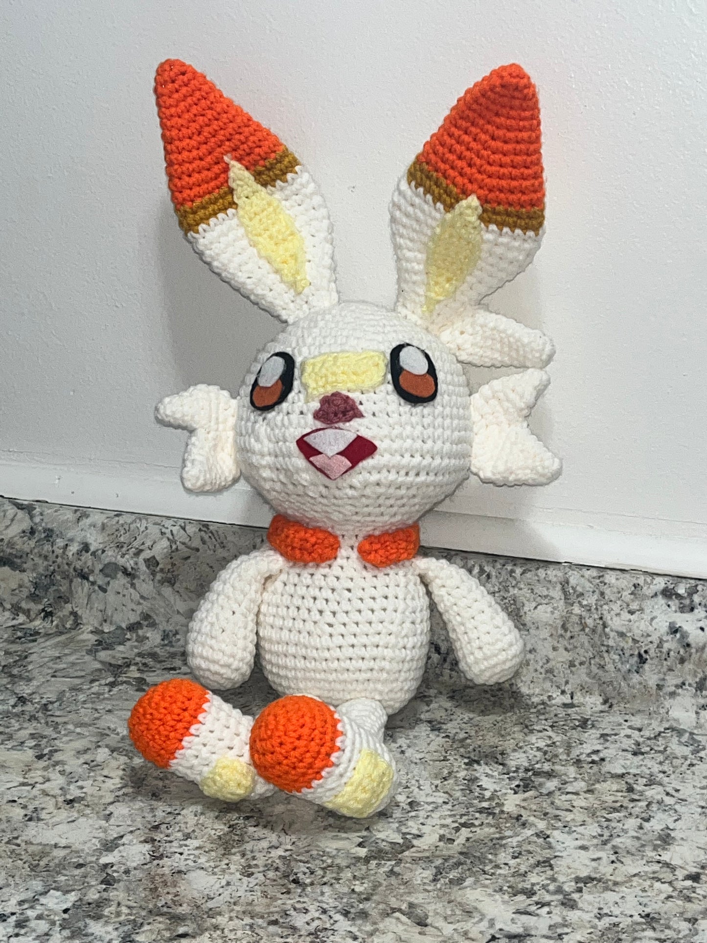 Handcrafted Scorbunny Pokémon Plushie