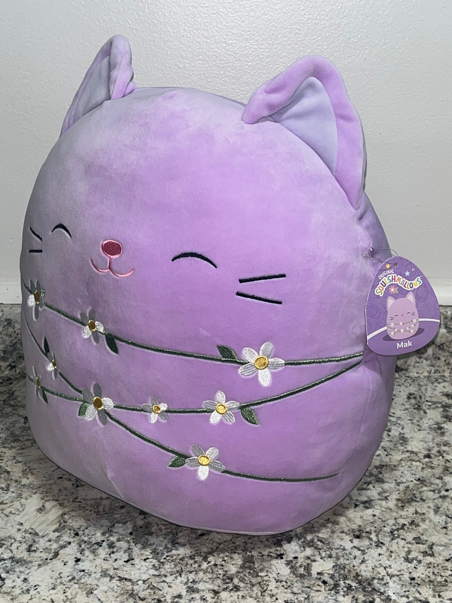 Mak The Flower Cat Squishmallow